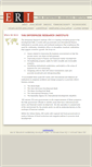 Mobile Screenshot of erinstitute.org