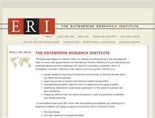 Tablet Screenshot of erinstitute.org